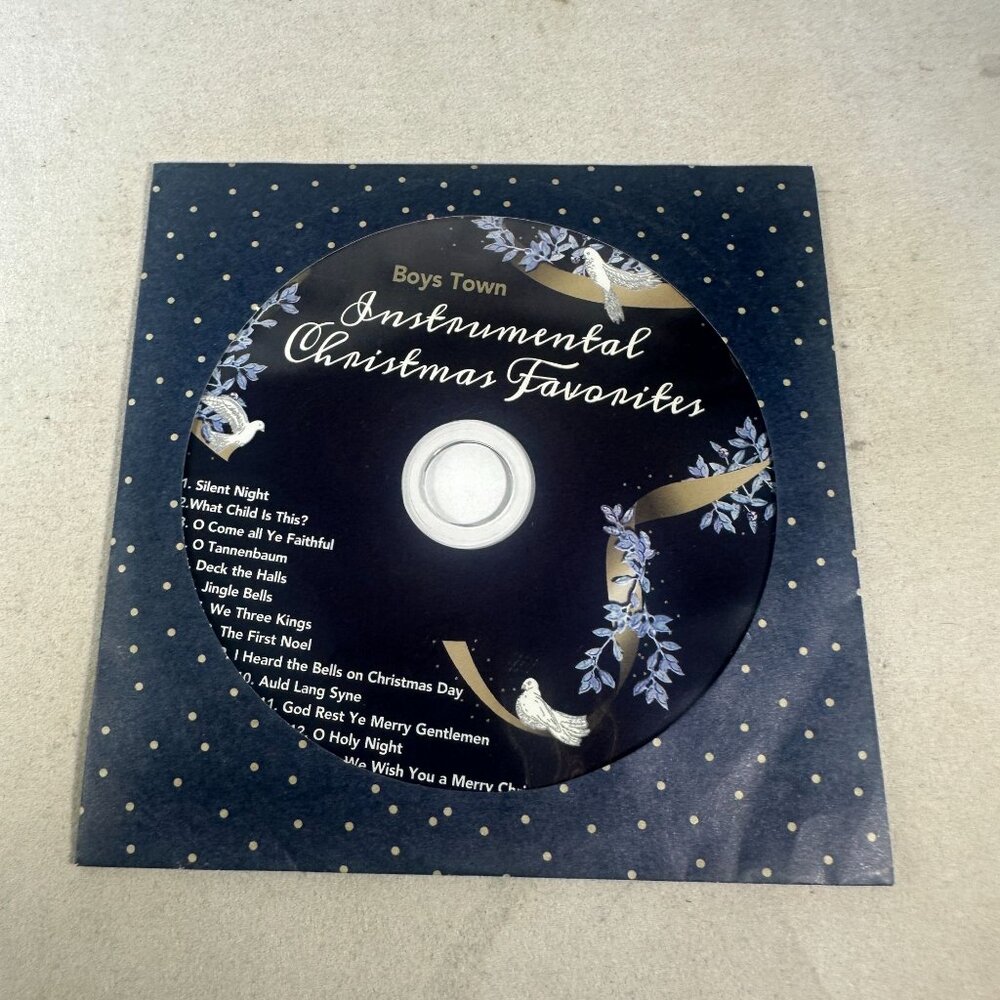 Boys Town Instrumental Christmas Favorites CD Holiday Music